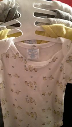 5 onesies size 6/9 months boys