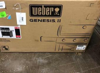 Weber Propane Grill Black/Stainless Steel J
