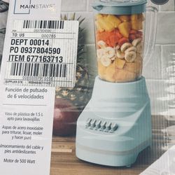 New Teal 6 Speed Blender 