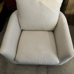 Accent Chair (Ivory White)