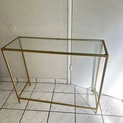 Gold Entryway Table