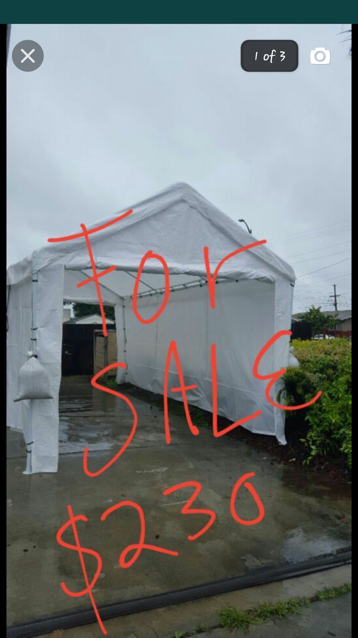 Canopy 10x20 for sale nuevas en caja 230$