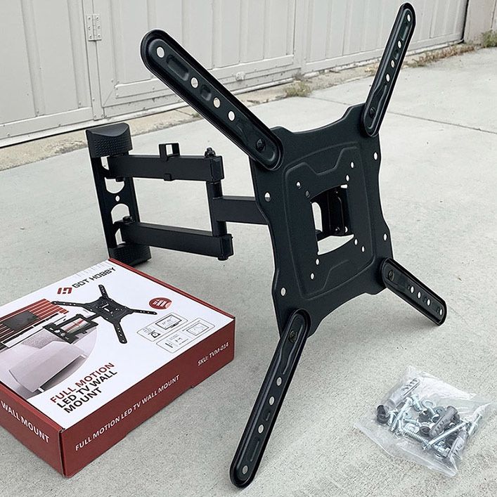 (Brand New) $19 TV Wall Mount for 17-55 Inches, Full Motion Swivel Tilt VESA 400x400mm, Max Weight 66Lbs 