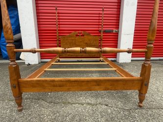 Queen Size Vintage Antique Bed Frame