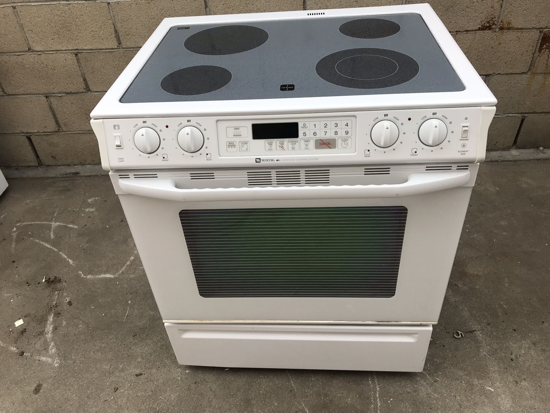 Electric stove and microwave