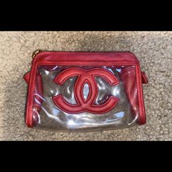 Chanel Clear Cosmetic Bag for Sale in Fleming Island, FL - OfferUp