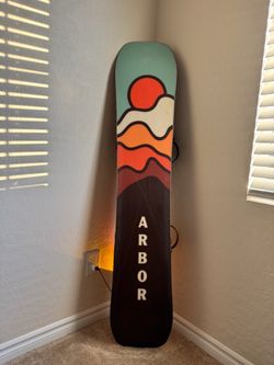 Arbor Westmark 154 Snowboard + Bindings, Vans Boots 10.5, Smith Helmet, Anon M5 Goggles – Full Setup