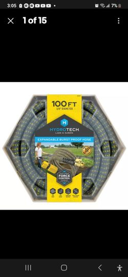 Hydrotech Expandable 100 Ft Hose