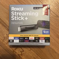 ROKU Streaming stick 4K- New