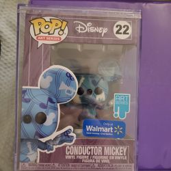 Art Series Conductor Mickey Vinyl Pop Figure Sealed 