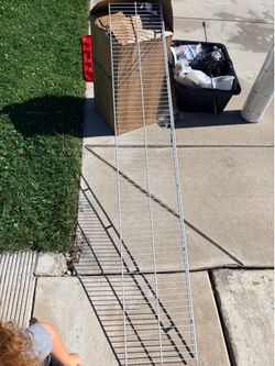 Metal shelving