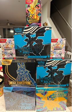 Pokemon ETBs and booster bundles