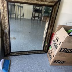 Large Framed Mirror