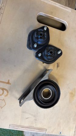 E30 BMW rear shock mounts and driveshaft support bearing