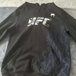 UFC Venum Authentic Fight Week Men's Pullover Hoodie - Black