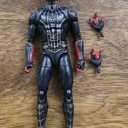 Marvel Legends Spider-Man Black And Gold Suit Action Figure