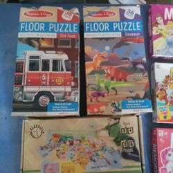 Floor Puzzles, Memory Games, Pottery Wheel