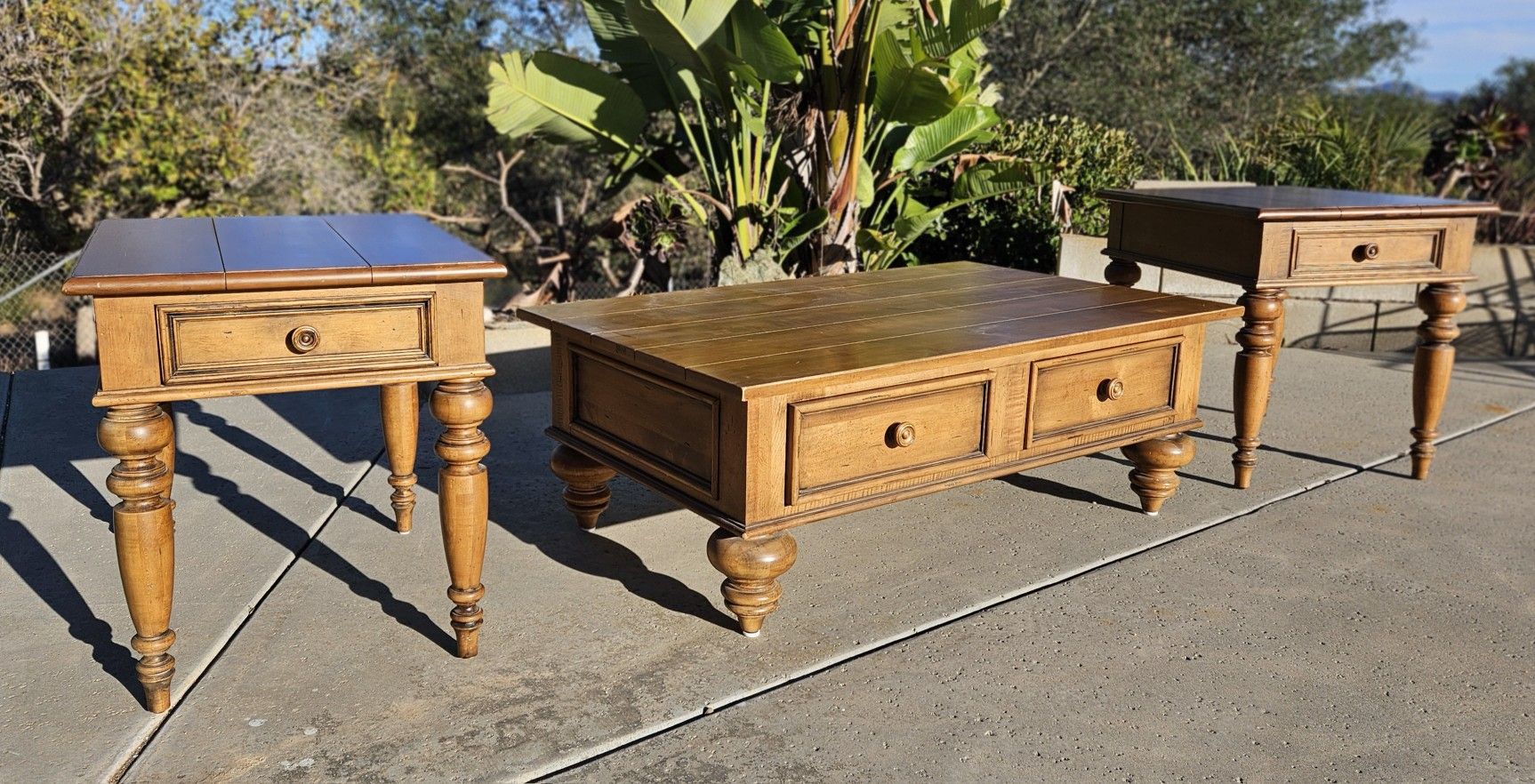 Ethan Allen Coffee And End Tables