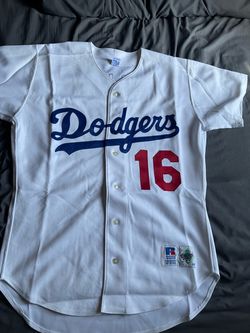 Vintage LA Dodgers Russell Athletic Authentic Baseball Jersey #16 Hideo Nomo USED