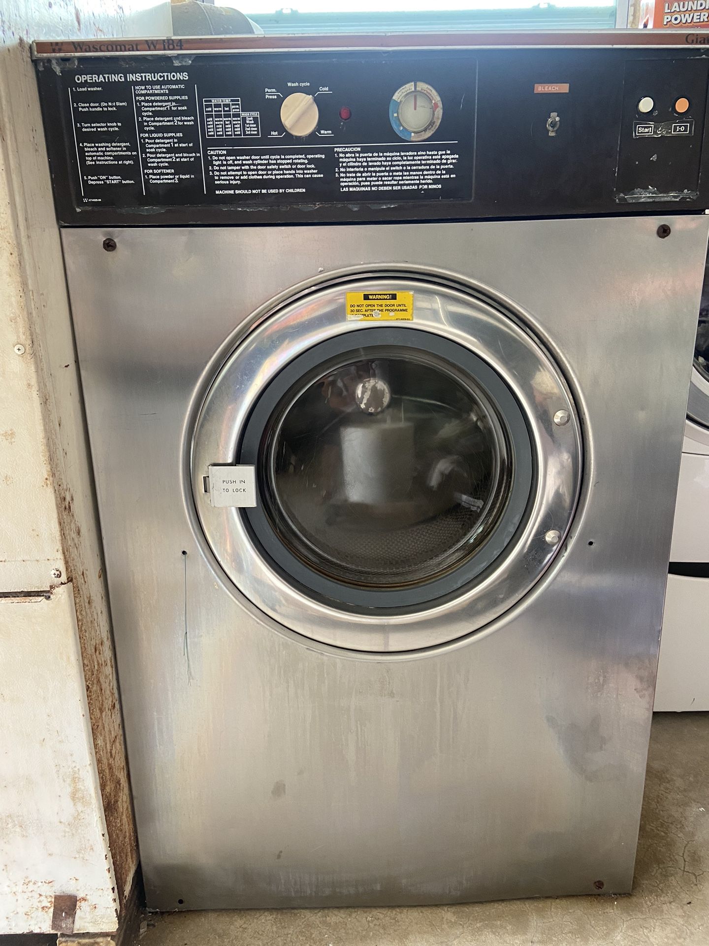Commercial Washing Machine.