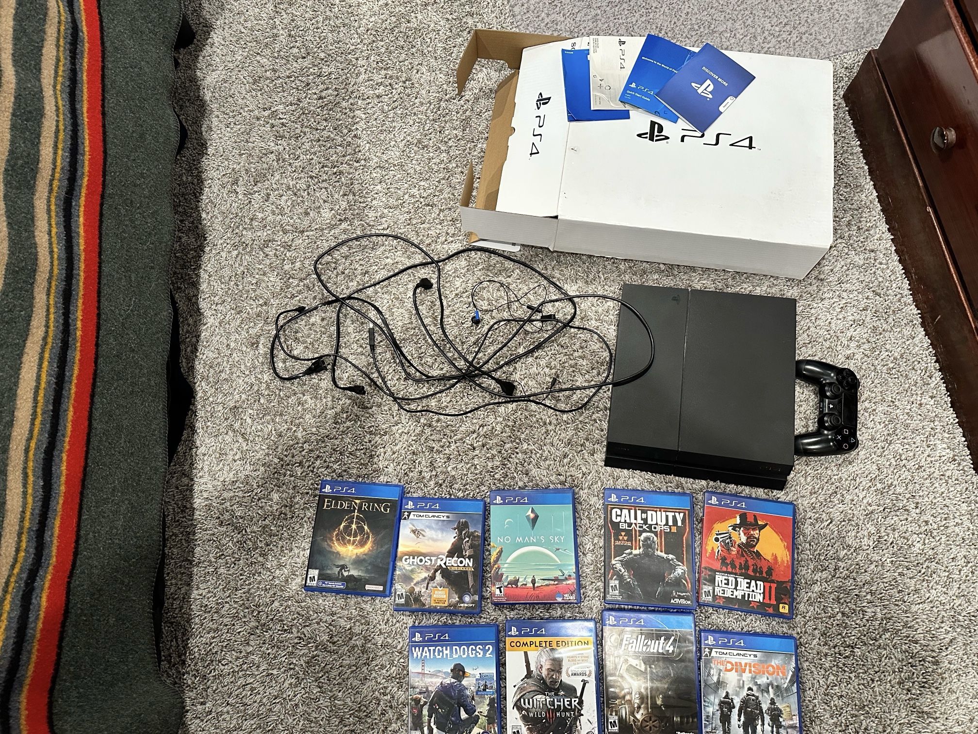 PS4 With 9 Games For Sale