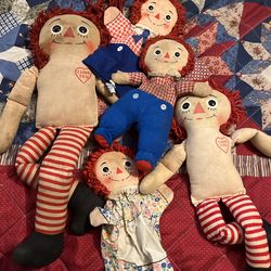 Raggedy Ann/Andy Dolls