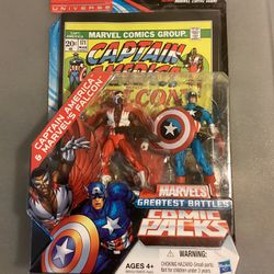 Marvel Universe Comic Packs Greatest Battles CAPTAIN AMERICA AND FALCON 