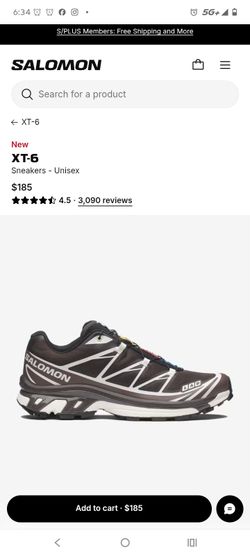 Salomon XT-6 Unisex Sneakers