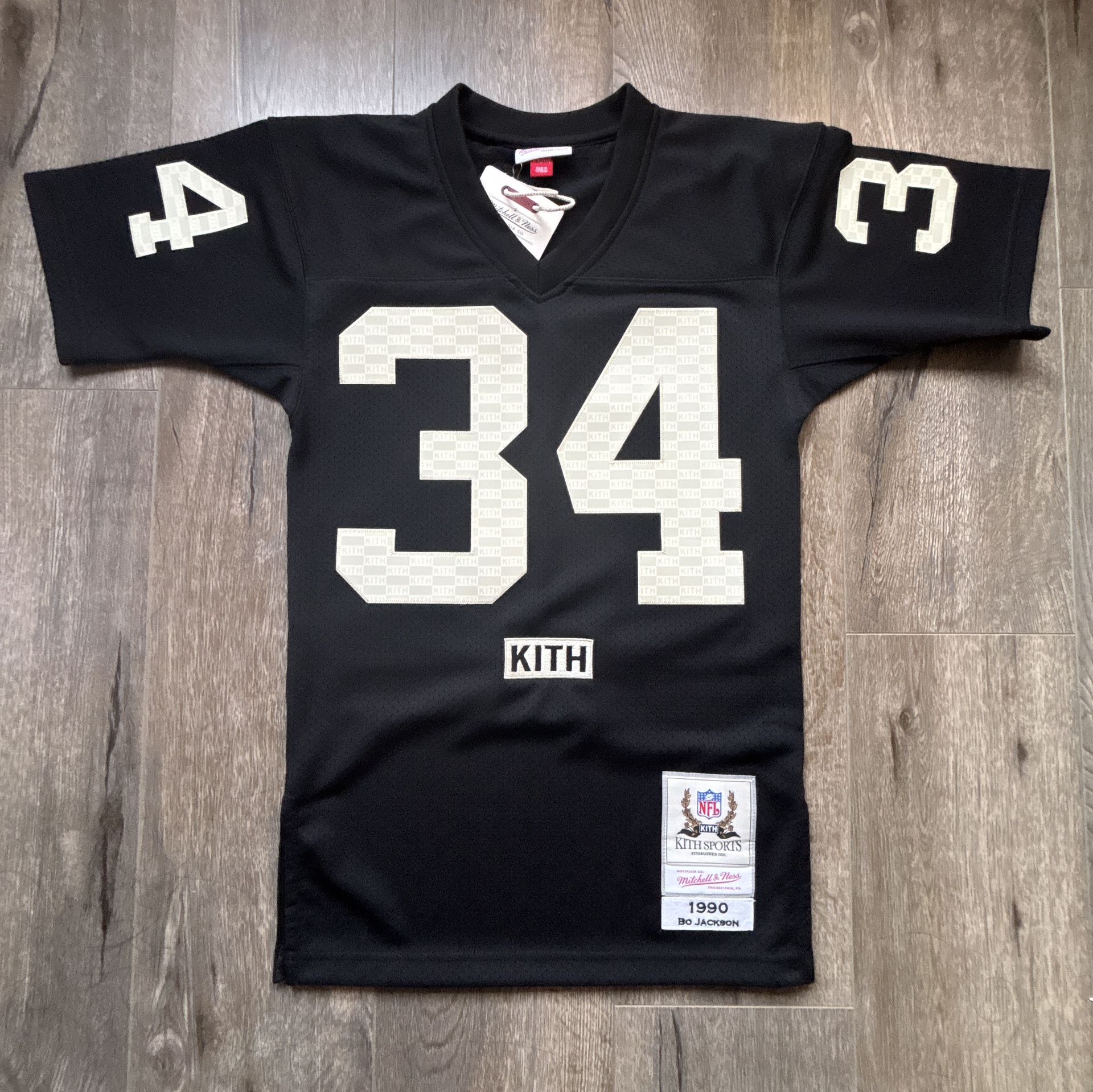 Kith x Mitchell & Ness Bo Jackson Raiders Jersey Size XS
