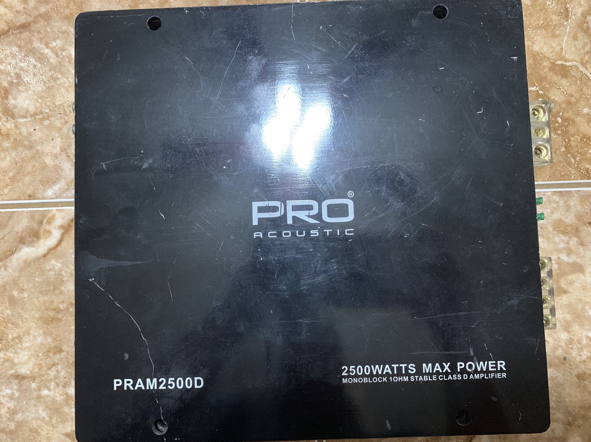 PRO ACOUSTIC PRAM 2500D AMPLIFIER