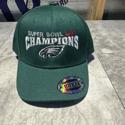 NWT Philadelphia Eagles Green Super Bowl Champions LIX Hat. Lid, cap