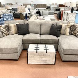 New 134” (2) Chaise Sectional  — HOT!!