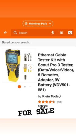 Klein Tools VDV501-851 Cable Tester Kit with Scout Pro 3 for Ethernet / Data, Coax / Video and Phone Cables, 5 Locator Remotes, Yellow