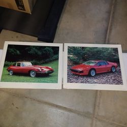 14 car Posters and 1 Ferrari Calendar $7 each
