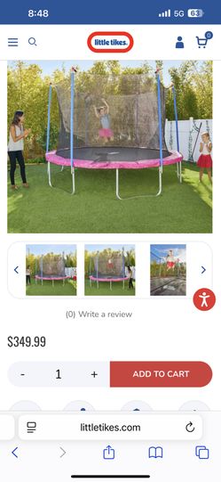 Brand New In box 12ft Trampoline! WITH ENCLOSURE