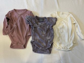 Baby size snap button onesie bundle