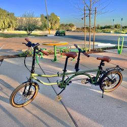 Tandem Bike  Folding