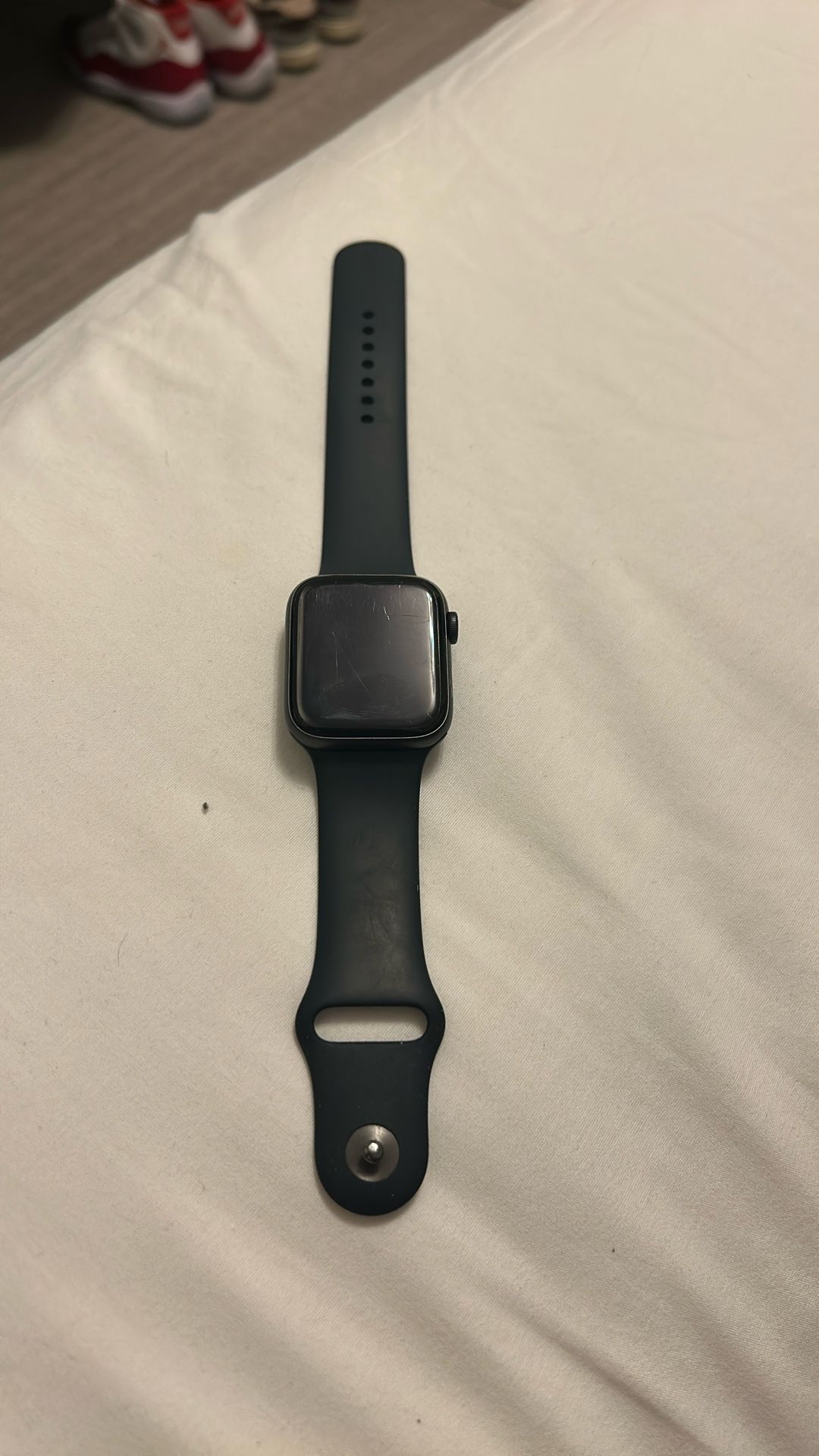 Apple Watch SE 44MM aluminum case, Ion X glass, GPS, WR-50 meters