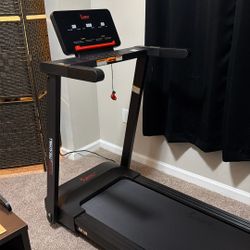 Sunny Health & Fitness Interactive Slim Folding Treadmill