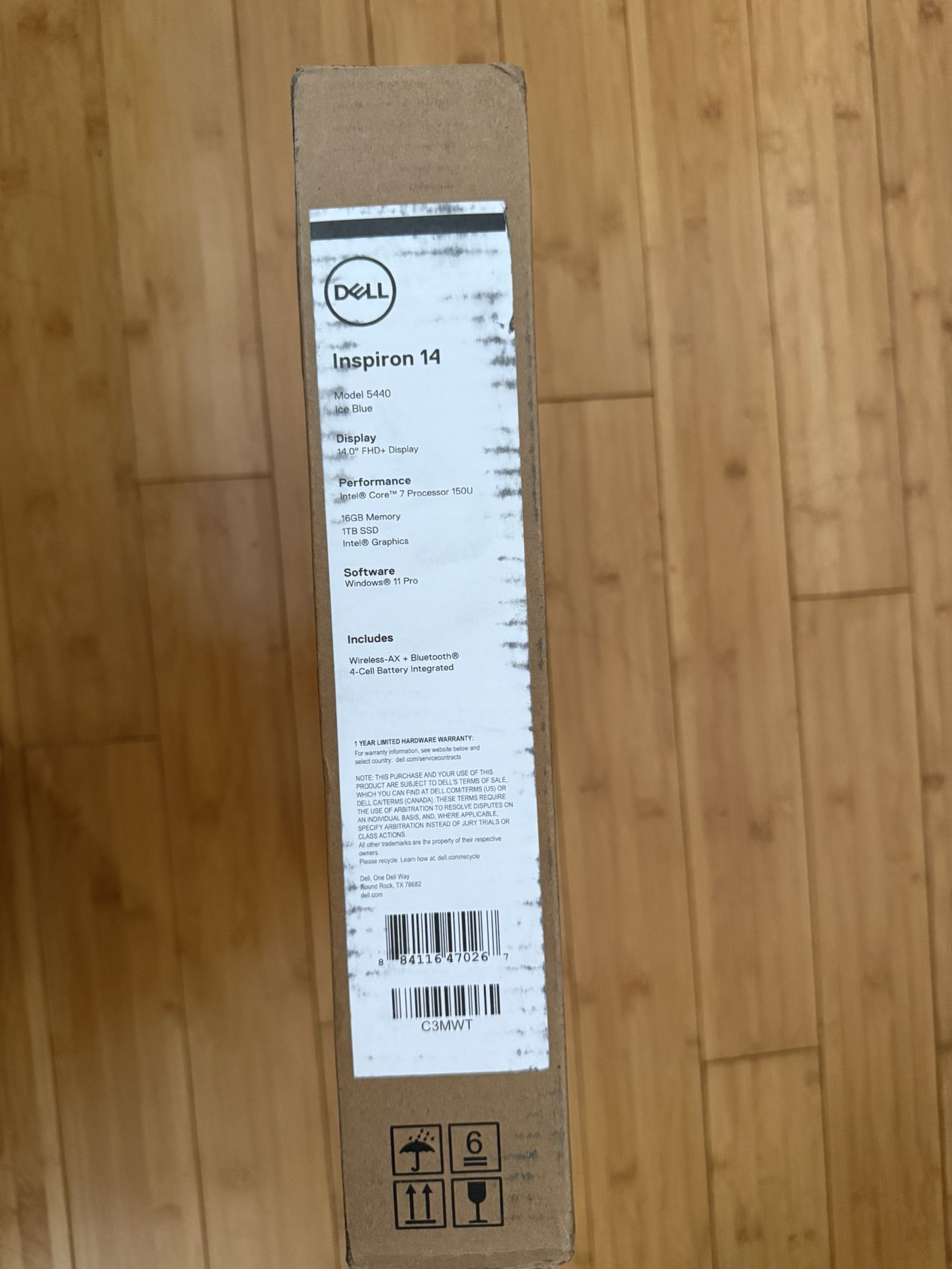 New Dell Inspiron 14 Laptop Intel Core 7 Processor, 16gb Memory, 1TB SSD,