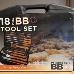 Pitmaster 18 Piece BBQ Tool Set