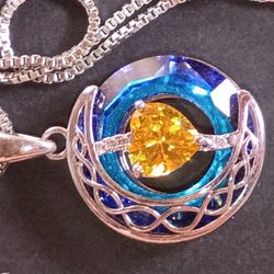 Beautiful Moon And The Stars Necklace