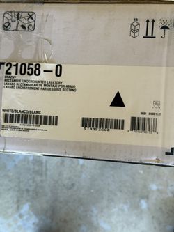 NEW BATHROOM RECTANGLE UNDERMOUNT SINK