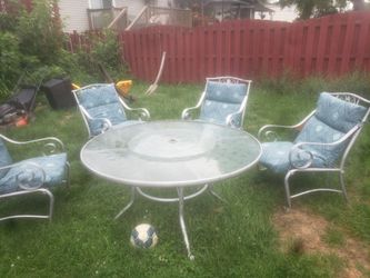 Garden Furniture Table And 5 Chairs