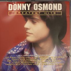 DONNY OSMOND Greatest Hits (CD-1992)