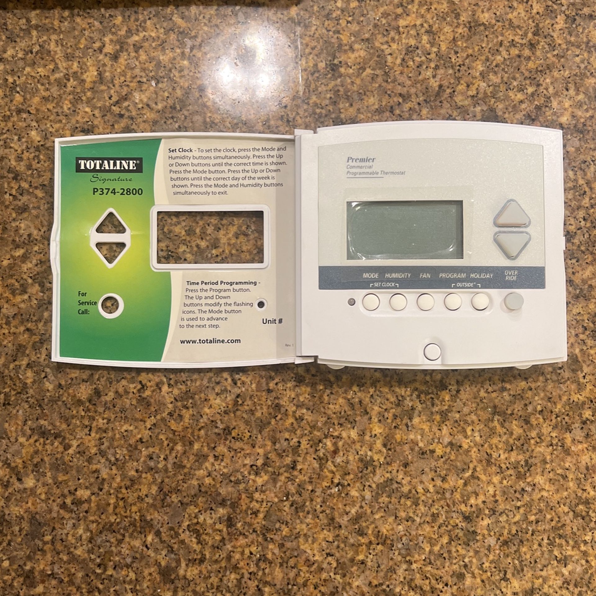 Totaline Signature P(contact info removed) Premier Commercial Programmable Thermostat