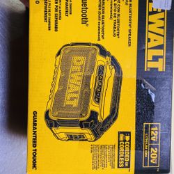Brand New Dewalt Jobsite Bluetooth Speaker Tool Only 