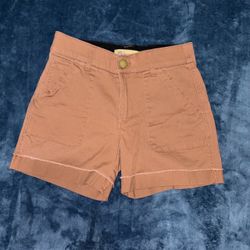 Democracy Tan Cuffed Shorts