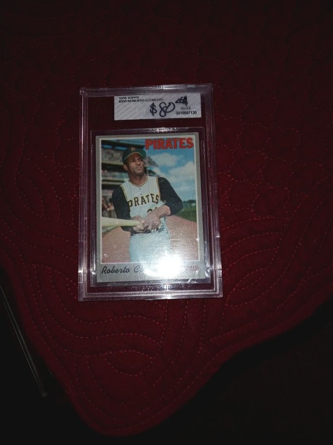 1970 Topps #350 Roberto Clamente Grade 4