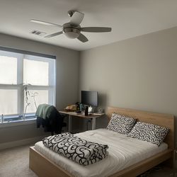 IKEA queen size bed+mattress